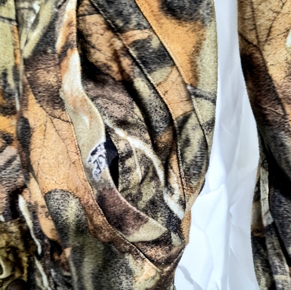 Youth Camo Jacket Small Mad Dog Hunting Advantage Timber Snap Zipper Hooded - Picture 2 of 9